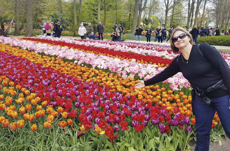 Jardins da Holanda e Itália encantam arroio-meense