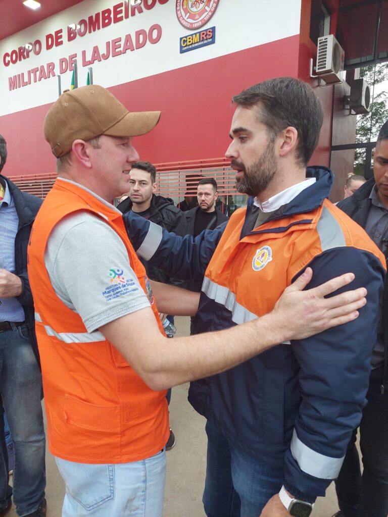 Vice-prefeito de Marques de Souza entrega demandas para Eduardo Leite