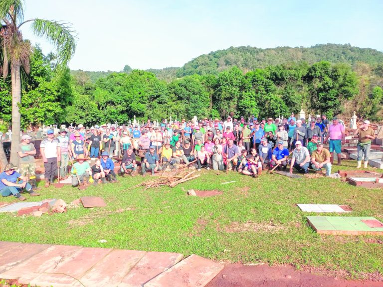 Comunidades de Arroio Grande e Palmas apostam na união de esforços para revitalizar cemitérios afetados pela enchente