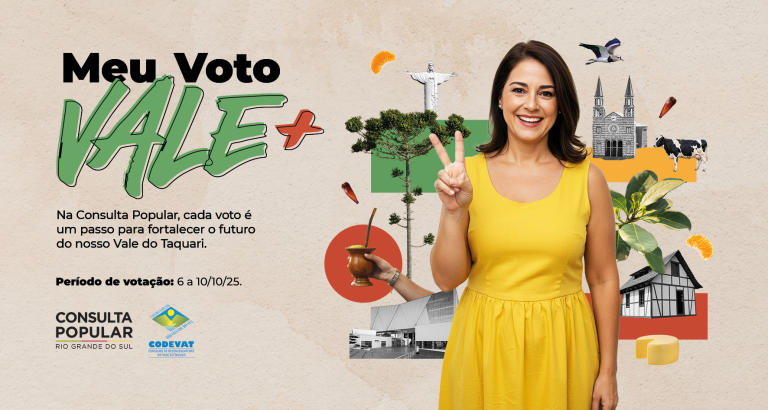 Vale do Taquari decide prioridades por meio da Consulta Popular 2025 Mais de R$ 2 milhões serão destinados a dois dos quatro projetos em votação